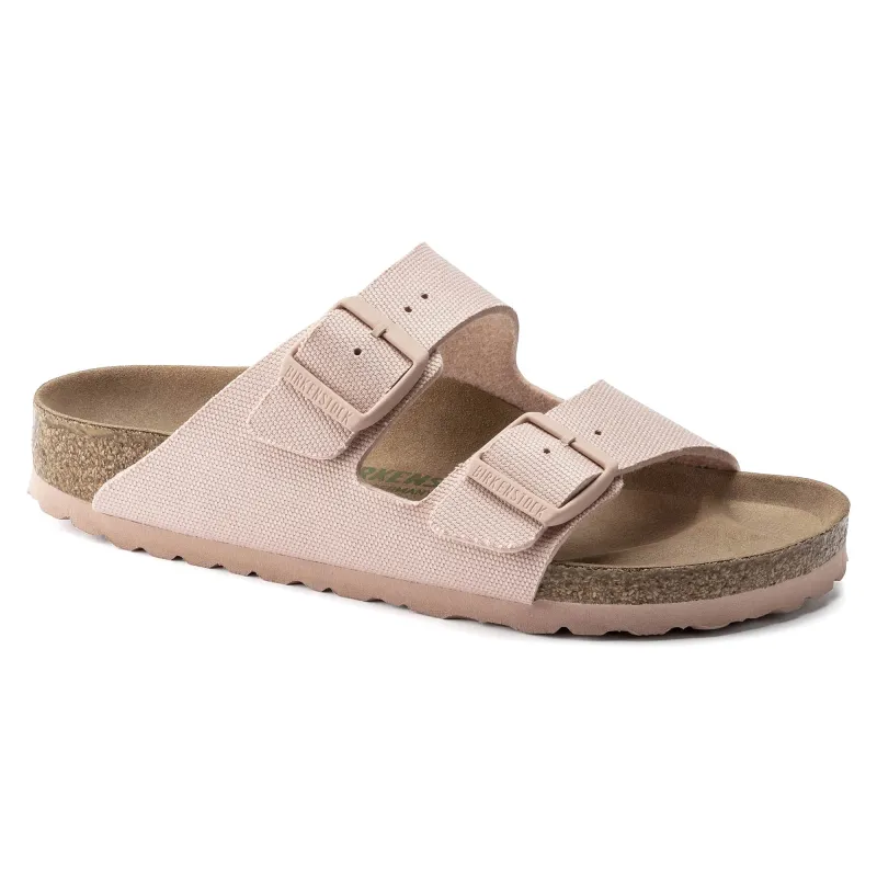Birkenstock Arizona Vegan Textile Soft Pink sold by Zulily