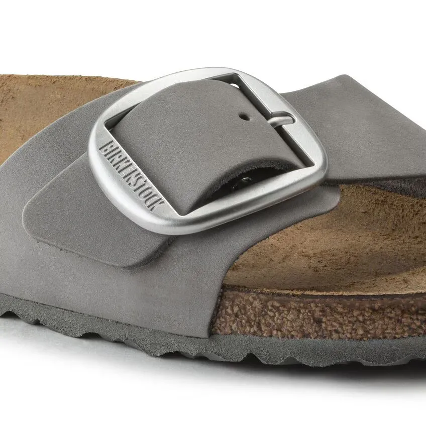 Birkenstock Madrid Big Buckle Nubuk Leather Dove Gray sold by Zulily product image thumbnail 5