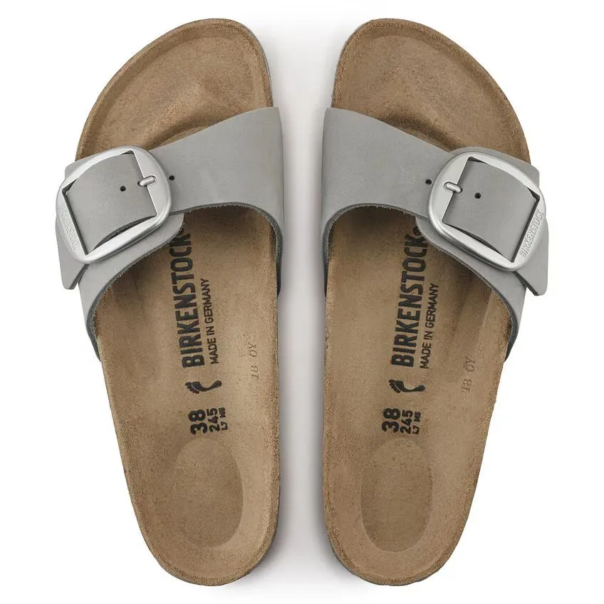 Birkenstock Madrid Big Buckle Nubuk Leather Dove Gray sold by Zulily product image thumbnail 4