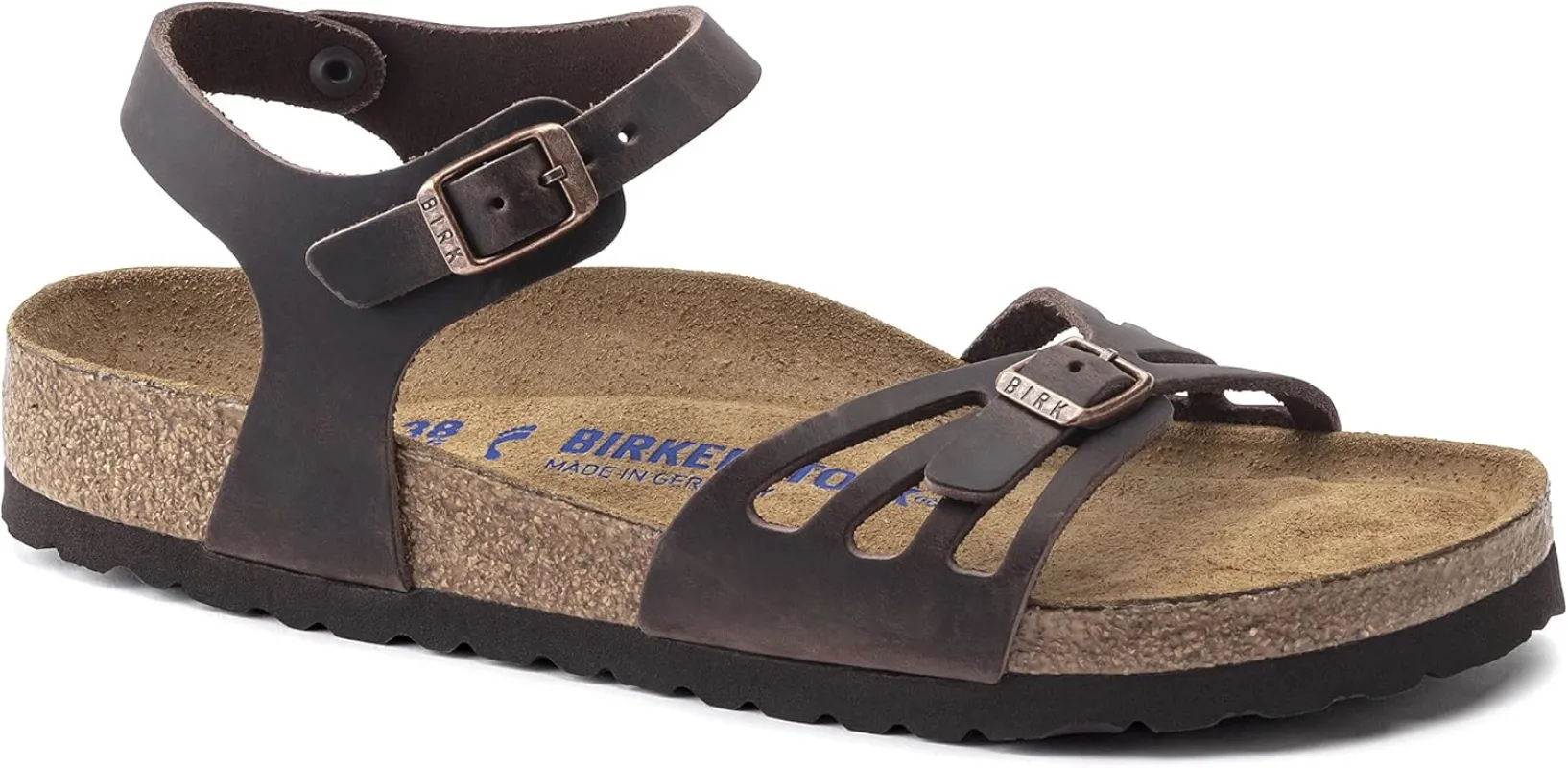 Birkenstock Bali Soft Footbed Oiled Leather Habana sold by Zulily