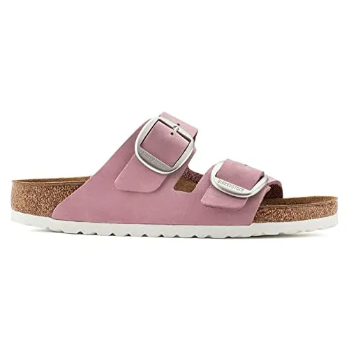 Birkenstock Arizona Big Buckle Nubuck Leather Orchid sold by Zulily