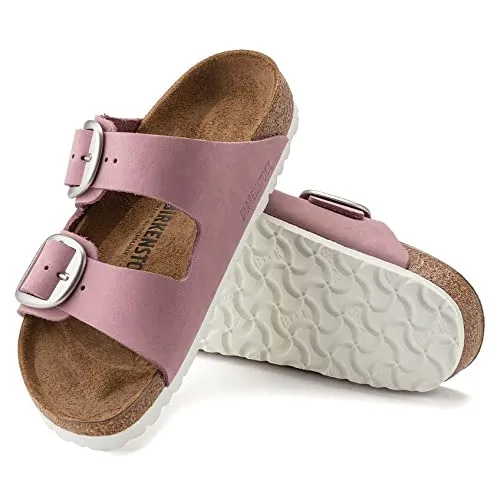 Birkenstock Arizona Big Buckle Nubuck Leather Orchid sold by Zulily product image thumbnail 2