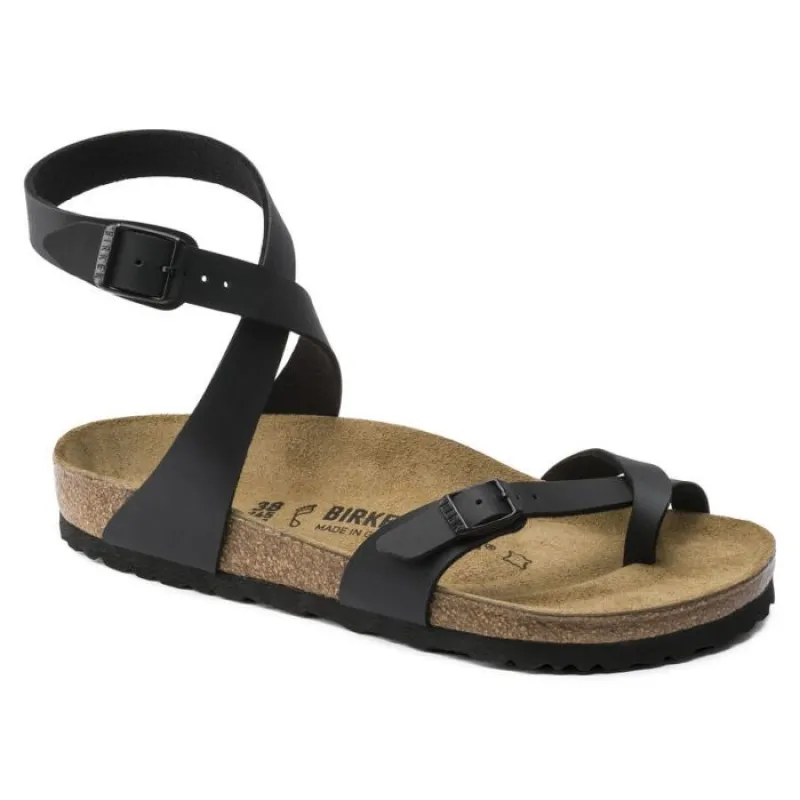 Birkenstock Yara Birko-Flor Black sold by Zulily