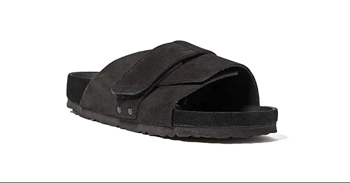 Birkenstock Kyoto Suede Leather Black sold by Zulily