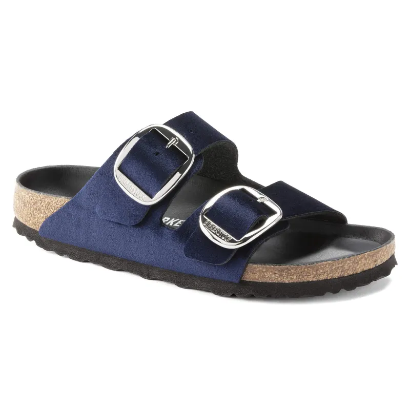 Birkenstock Arizona Big Buckle Velvet Midnight sold by Zulily