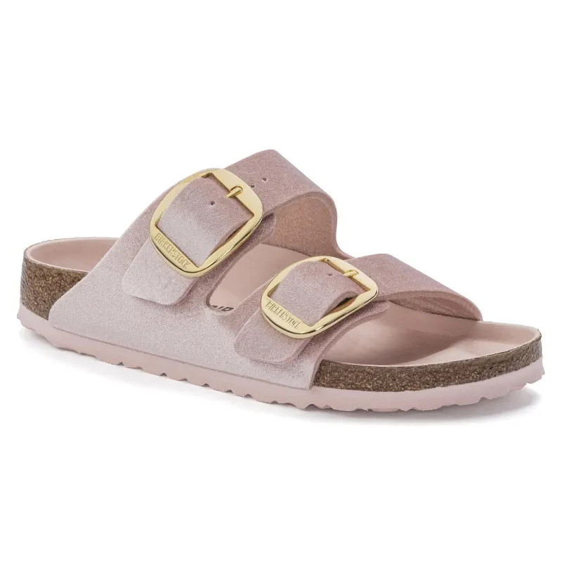 Birkenstock Arizona Big Buckle Rivet Logo Velvet Light Rose sold by Zulily