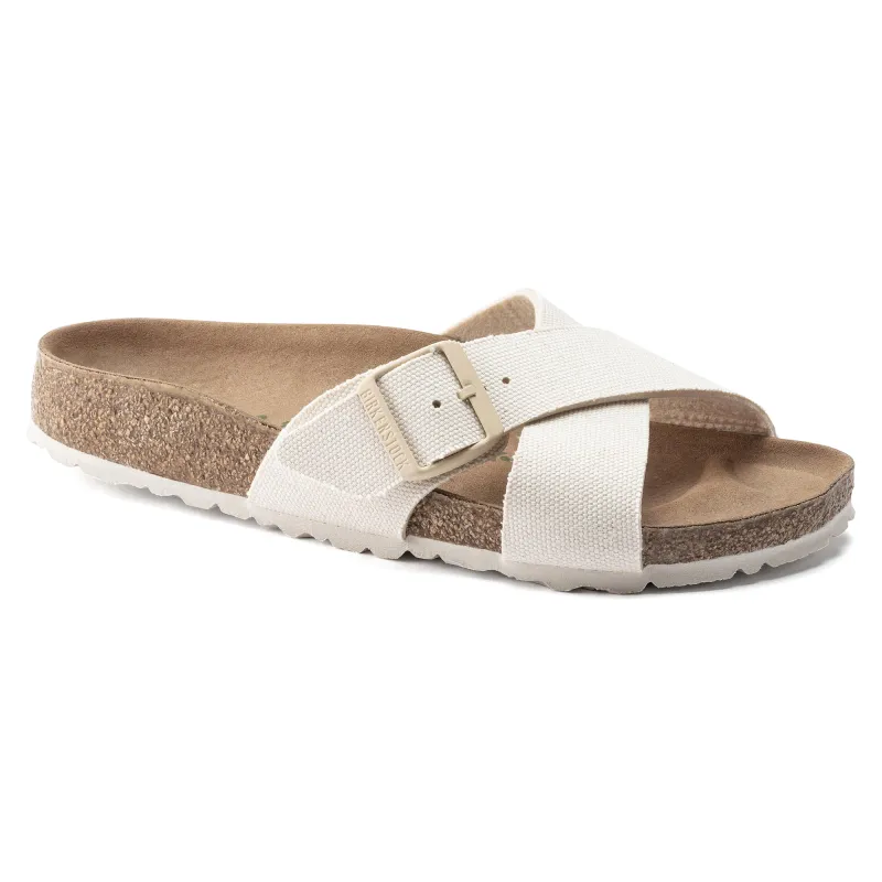 Birkenstock Siena Vegan Textil Eggshell sold by Zulily