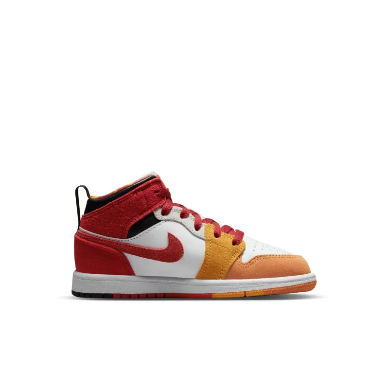Air Jordan Preschool RETRO 1 MID SE Sneakers sold by Zulily
