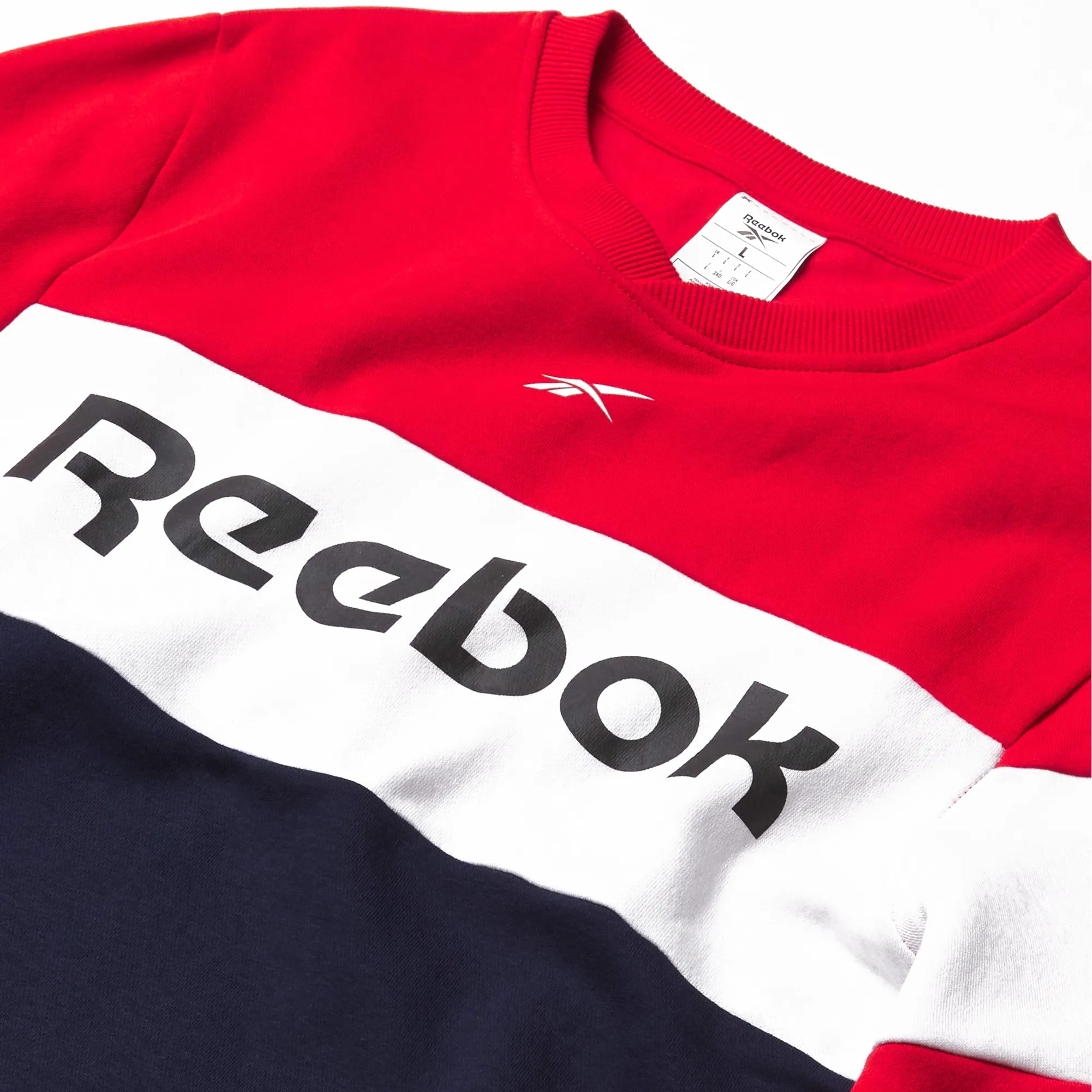 Reebok Men's Training Essentials Fleece Crew Sweatshirt - Fs8473 sold by Zulily product image thumbnail 2