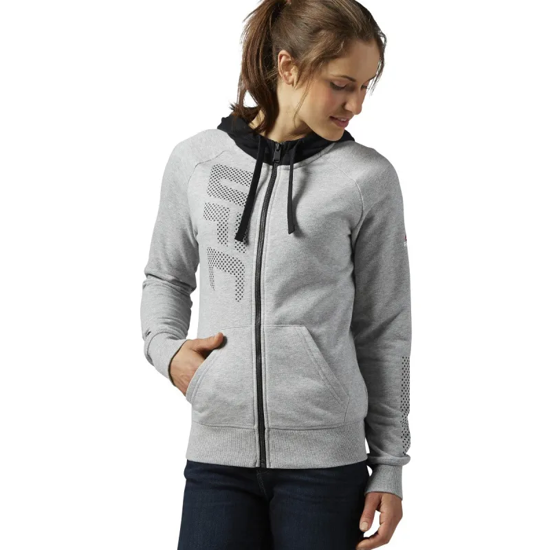 Reebok Women's Ufc Ufan Full Zip Hoody - Aj4471 sold by Zulily