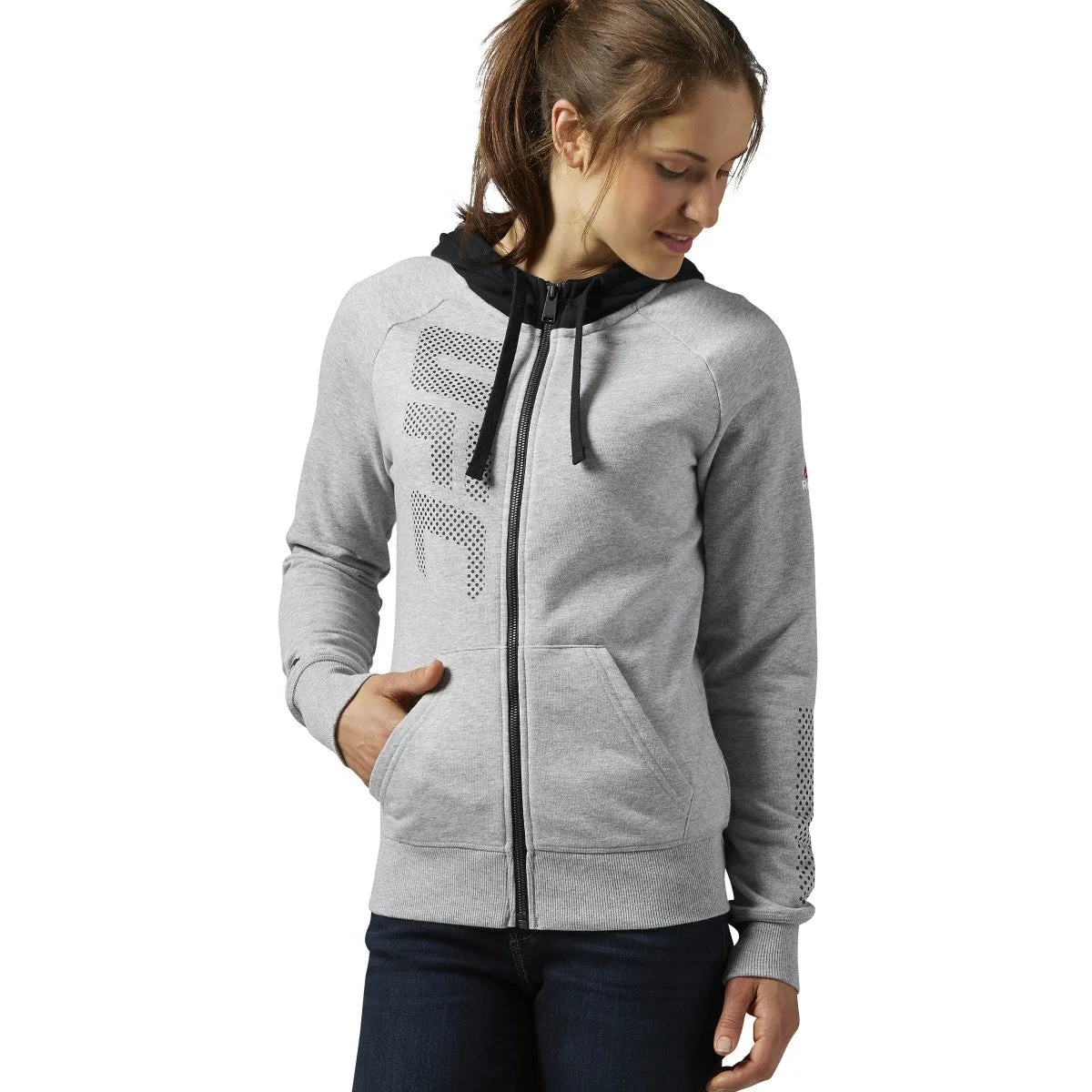 Reebok Women's Ufc Ufan Full Zip Hoody - Aj4471 sold by Zulily