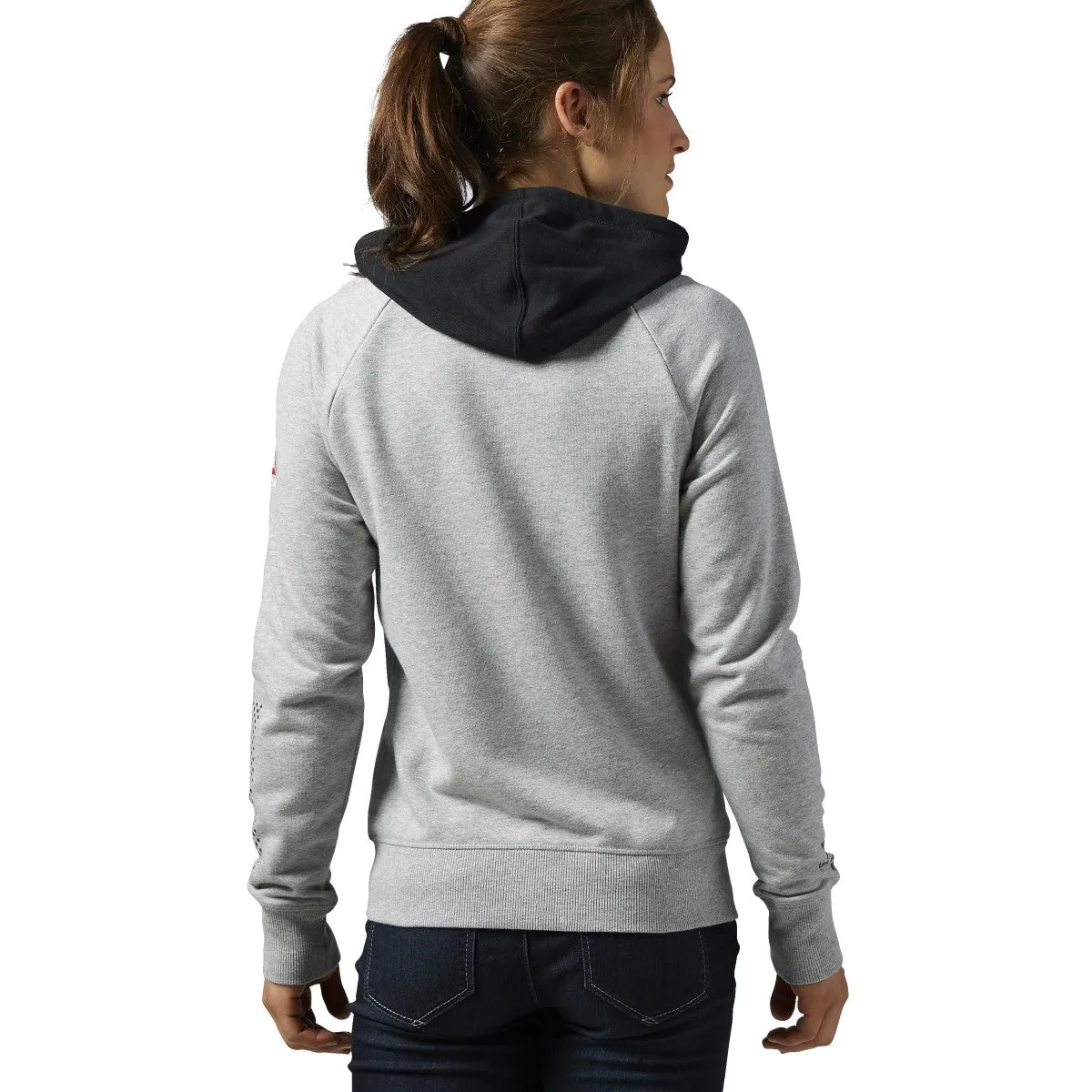 Reebok Women's Ufc Ufan Full Zip Hoody - Aj4471 sold by Zulily product image thumbnail 2