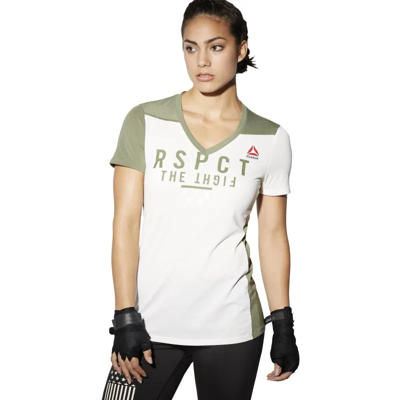 Reebok Women's Train Like A Fighter Perf Short Sleeve V Tee - Aj4434 sold by Zulily