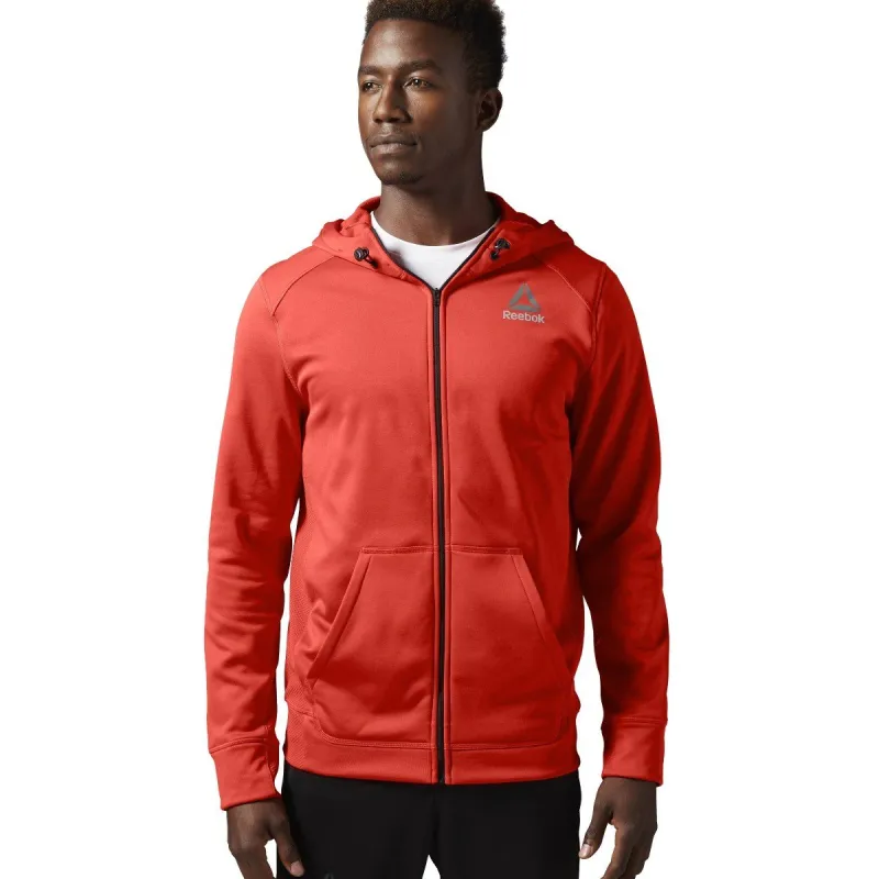 Reebok Men's Crossfit Workout Ready Fleece Full Zip Hoodie - S99116 made by Reebok