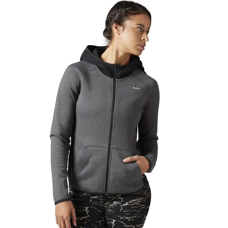 Reebok Women's Rcf Quik Cotton Full Zip Hoodie - B45945 sold by Zulily