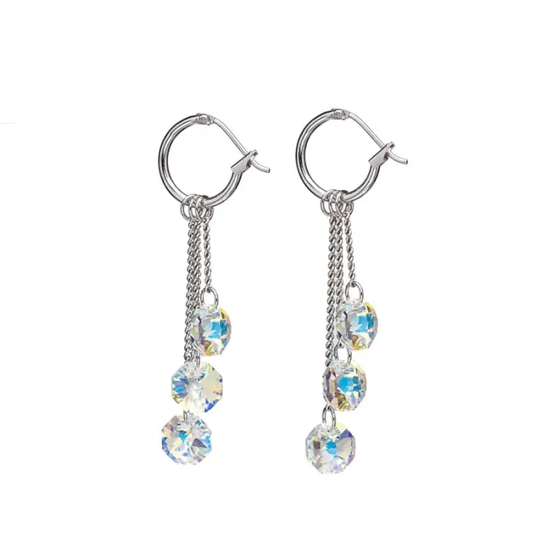 Aurora Borealis Swarovski Crystal Earrings – Aurora Borealis Drop Earrings With Swarovski Crystals sold by Zulily