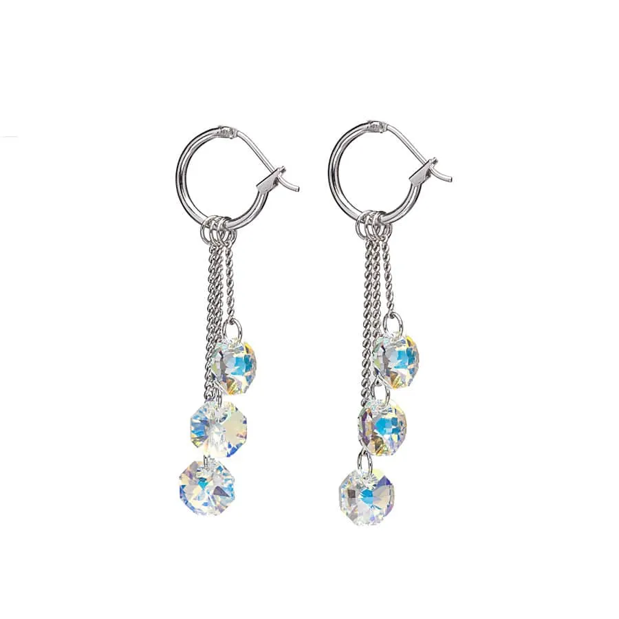 Aurora Borealis Swarovski Crystal Earrings – Aurora Borealis Drop Earrings With Swarovski Crystals sold by Zulily