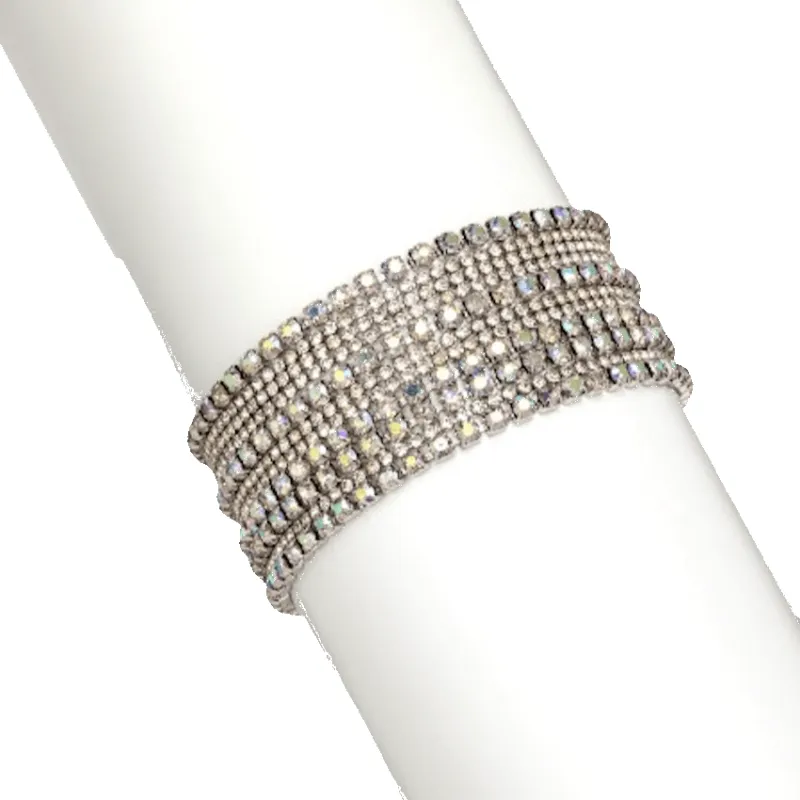 Aurora Borealis Swarovski Crystal Bracelet – Aurora Borealis Swarovski Crystal Multi Strand Bracelet sold by Zulily