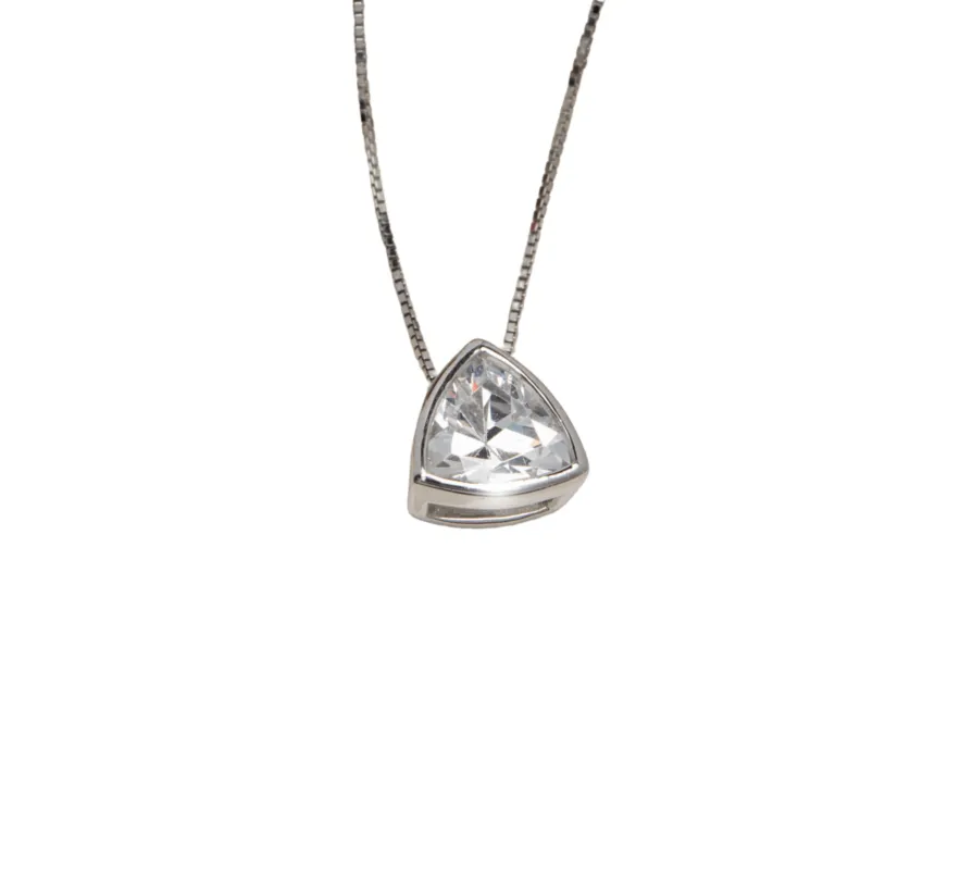 Clear Swarovski Crystal Necklace – Clear Swarovski Crystal Trillium Pendant Necklace sold by Zulily