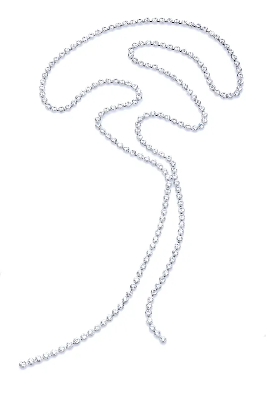 Clear Swarovski Crystal Necklace – Clear Swarovski Crystal Long Bolo Necklace sold by Zulily