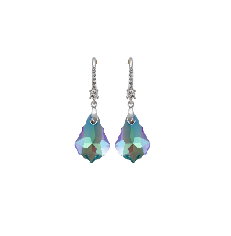 Paradise Shine Swarovski Crystal Earrings – Paradise Shine Baroque Swarovski Crystal Earrings sold by Zulily