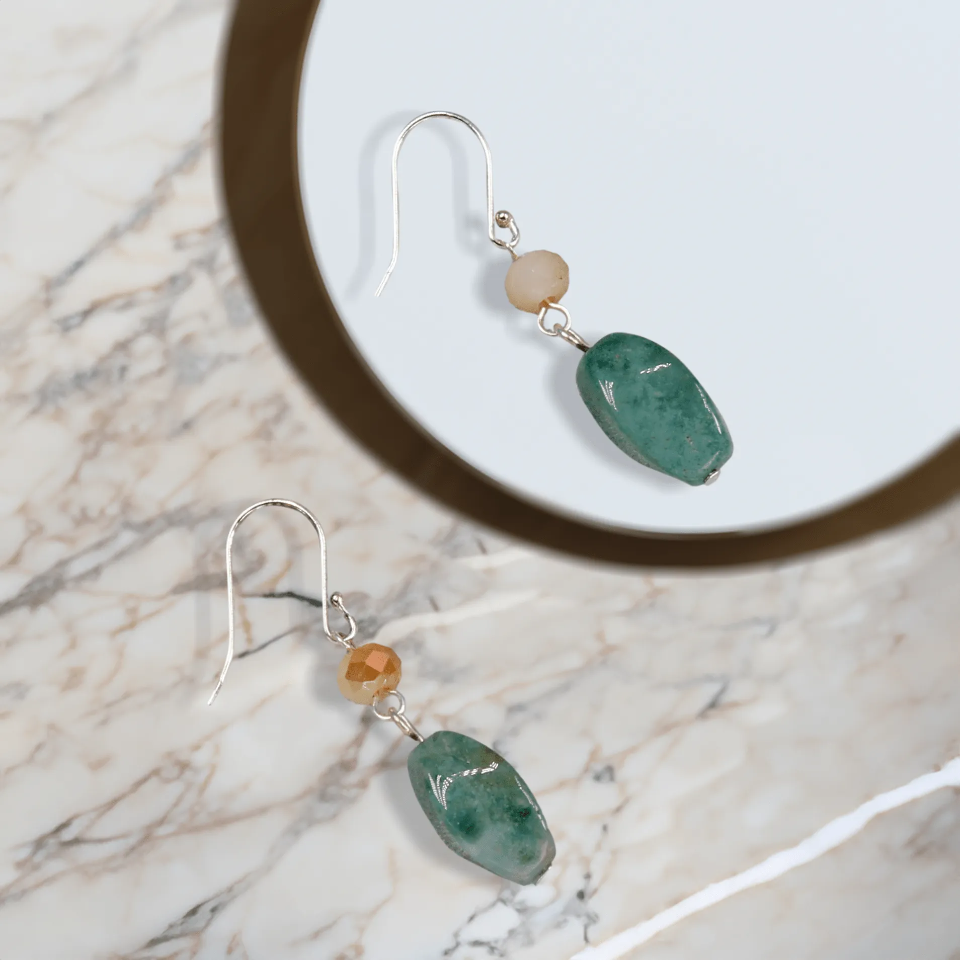 MGR Women's Multi-Stone Pearl Beaded Necklace & Earring Set sold by Zulily product image thumbnail 3