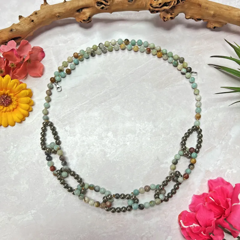MGR Women's Amazonite Chain Necklace sold by Zulily