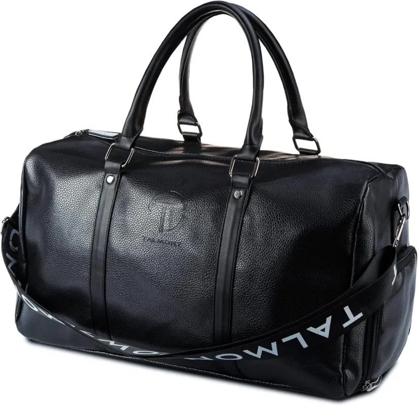 Talmont Weekender Travel Bag Leather Gym Duffle with Shoe Pocket sold by Zulily