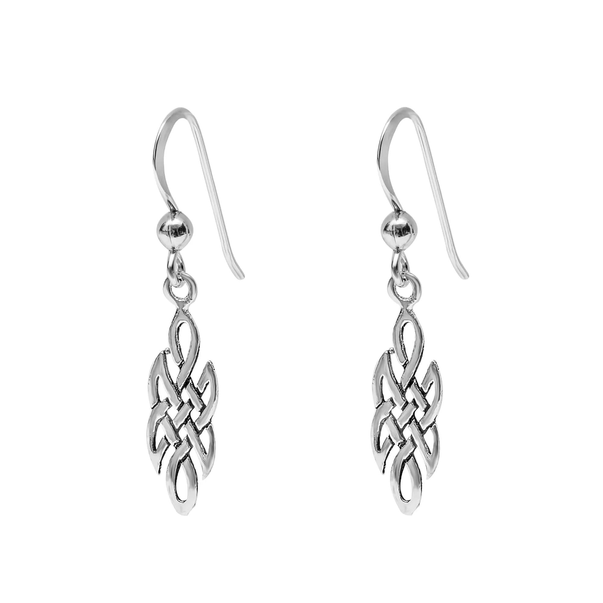 Sterling Silver Celtic Drop Earrings sold by Zulily