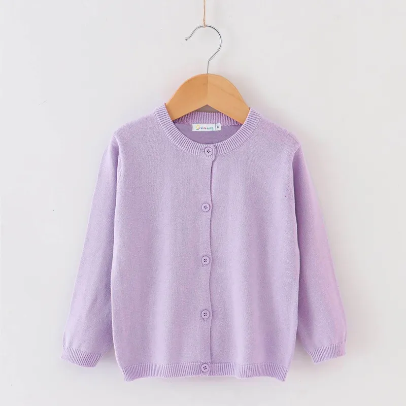Lavender Crewneck Cardigan sold by Zulily
