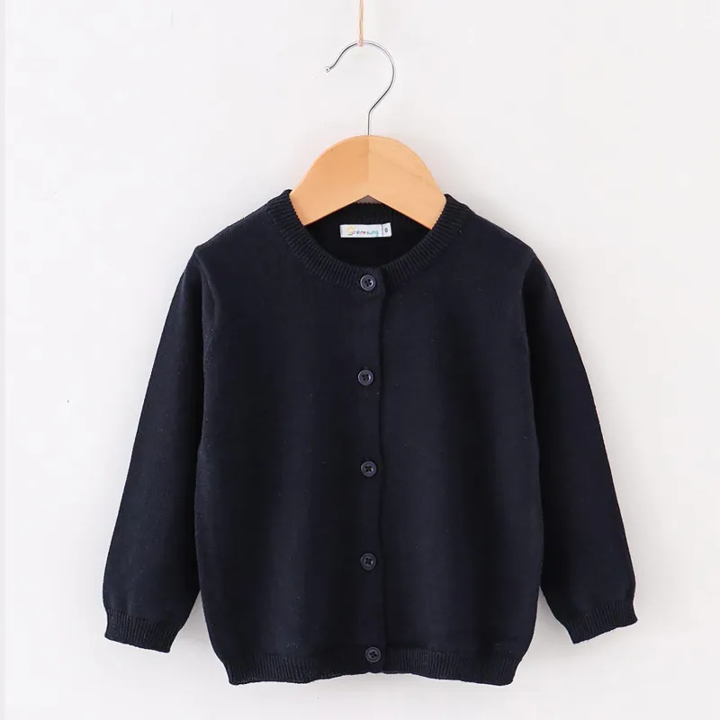 Dark Navy Crewneck Cardigan sold by Zulily
