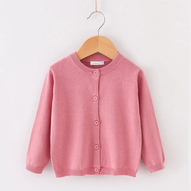 Pink Crewneck Cardigan sold by Zulily