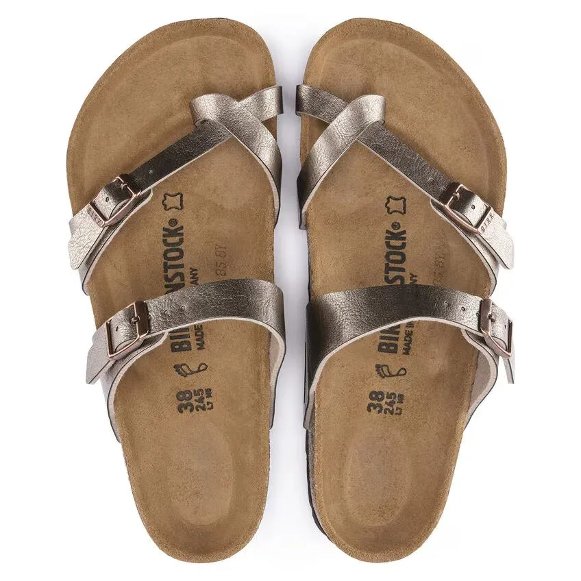 Birkenstock Women's Mayari Birko-Flor Graceful Taupe Sandals sold by Zulily product image thumbnail 3