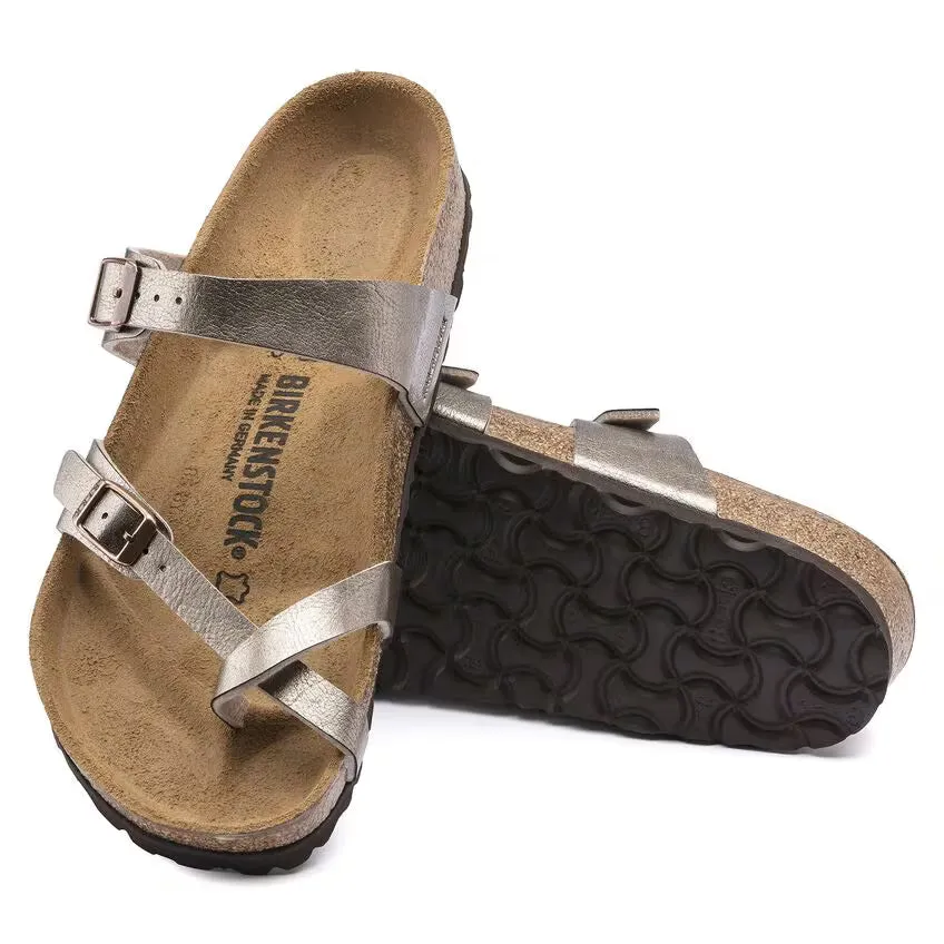 Birkenstock Women's Mayari Birko-Flor Graceful Taupe Sandals sold by Zulily product image thumbnail 2