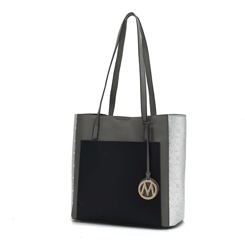MKF Collection by Mia K. MKF Collection Leah Vegan Leather color-block Women’s Tote Bag by Mia K sold by Zulily