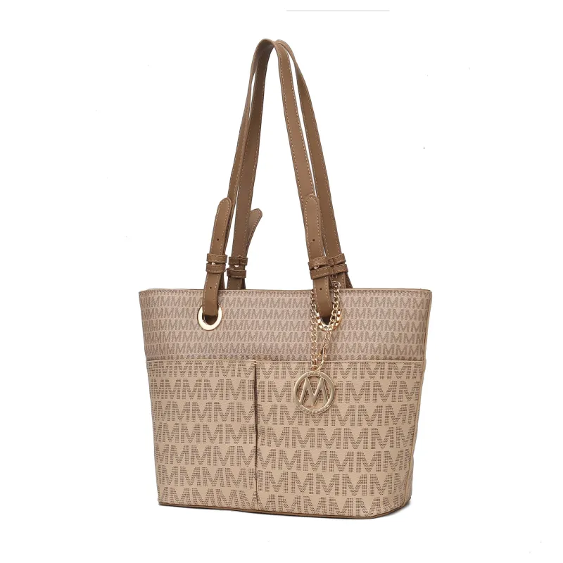 MKF Collection by Mia K. MKF Collection Lori M logo Printed Vegan Leather Women’s Tote by Mia K sold by Zulily