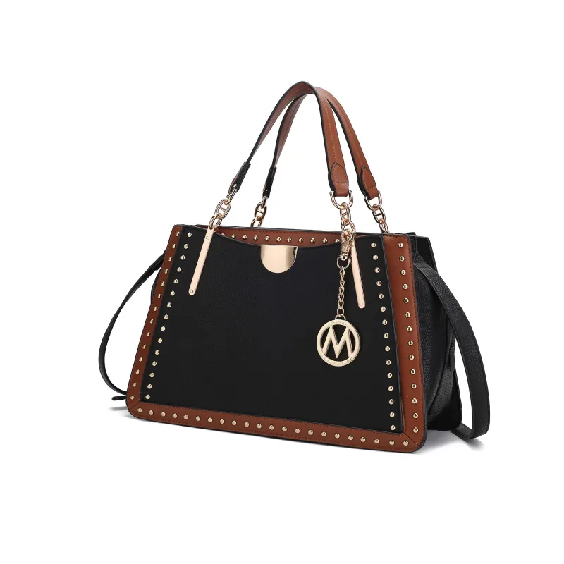 MKF Collection by Mia K. Aubrey Color Block Women's Satchel Bag sold by Zulily