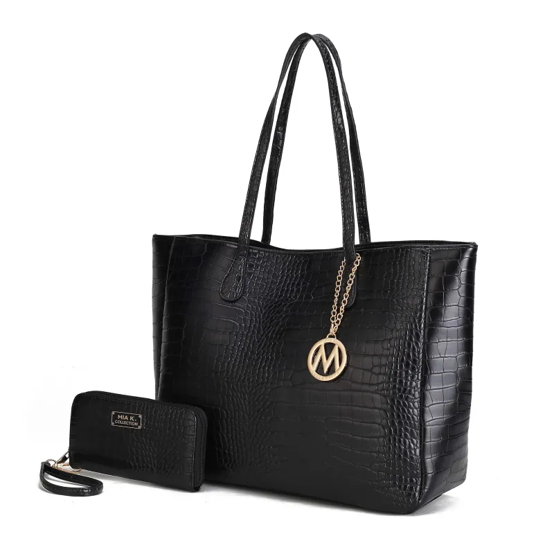 MKF Collection by Mia K. MKF Collection Sadie Oversized Tote & Wallet Set by Mia K sold by Zulily
