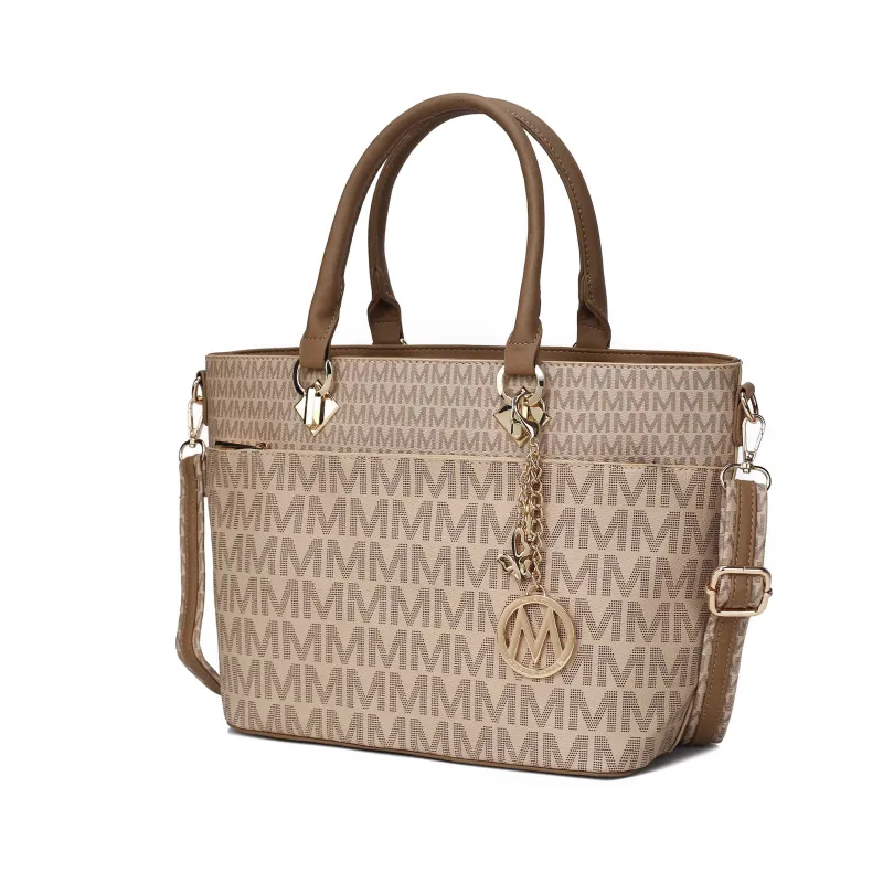 MKF Collection by Mia K. MKF Collection Yonah Signature Printed Vegan Leather Women’s Tote Bag by Mia K sold by Zulily