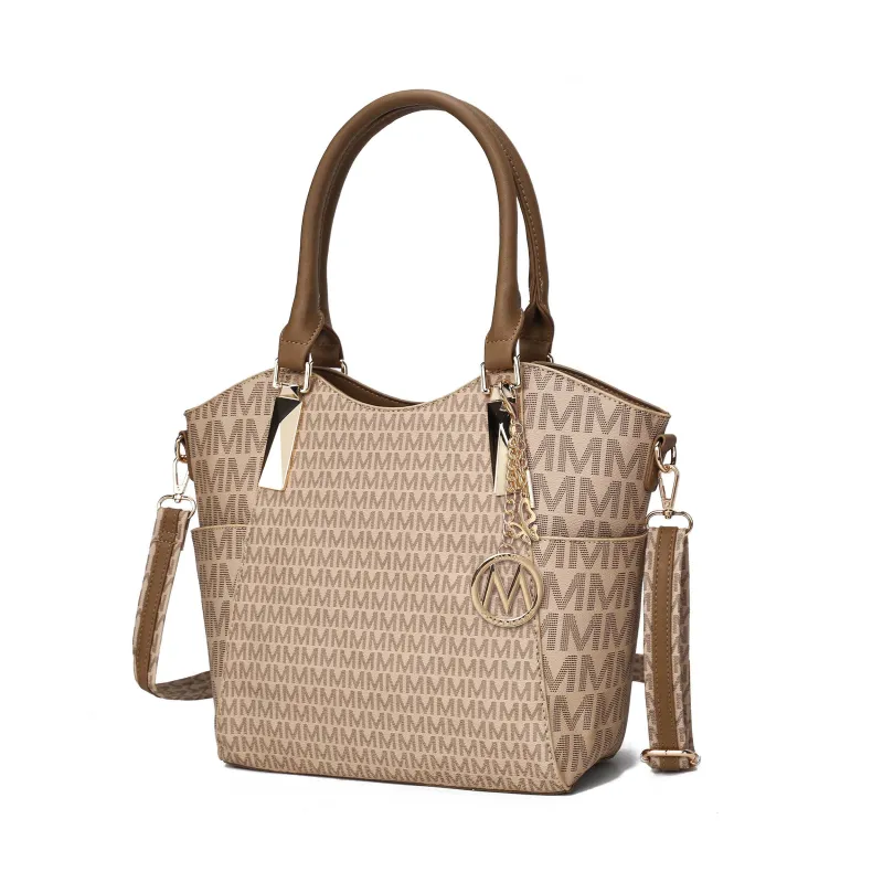 MKF Collection by Mia K. MKF Collection Devorah Signature Printed Vegan Leather Women’s Tote Bag by Mia K sold by Zulily