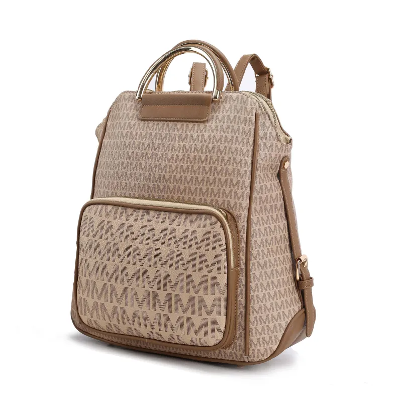 MKF Collection by Mia K. MKF Collection June M logo Printed Vegan Leather Women’s Backpack by Mia K sold by Zulily