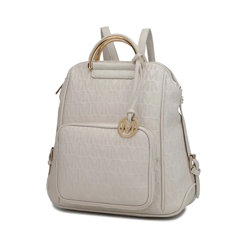 MKF Collection by Mia K. MKF Collection Torra Milan “M” Signature Trendy Backpack by Mia K sold by Zulily