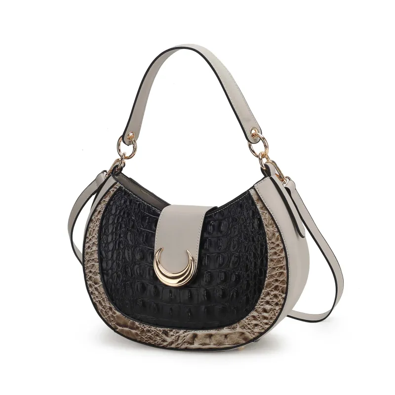MKF Collection by Mia K. MKF Collection Jain Croc-Embossed Shoulder Bag by Mia K sold by Zulily
