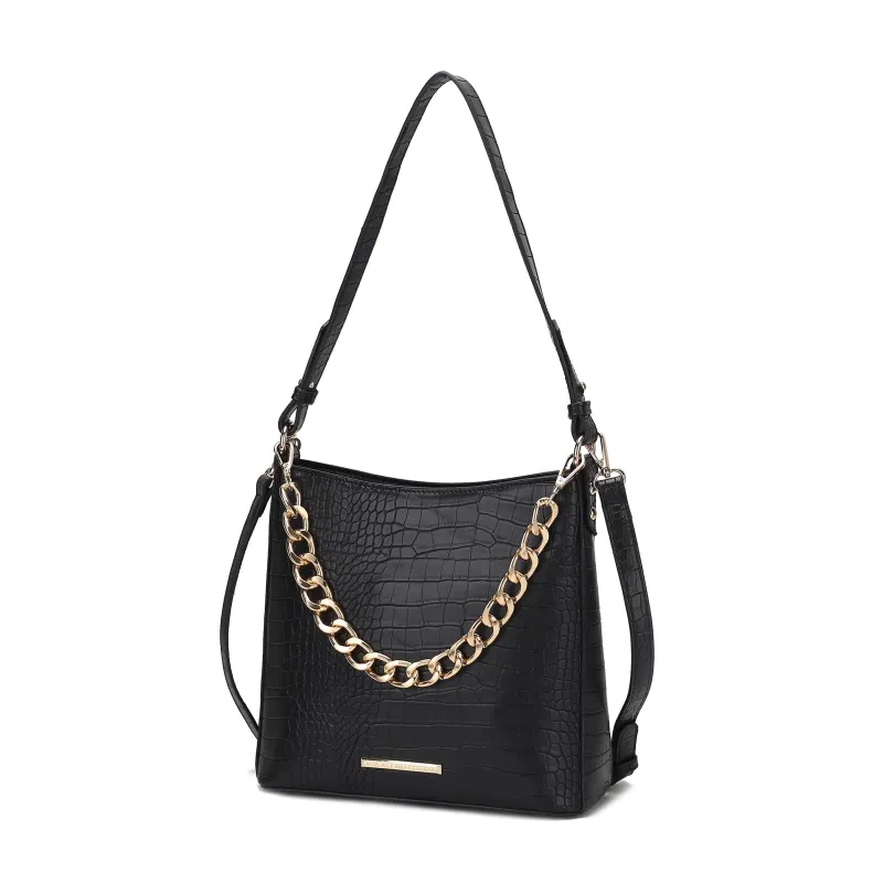 MKF Collection by Mia K. MKF Collection Bizzy Faux Crocodile-Embossed Shoulder Bag by Mia K sold by Zulily