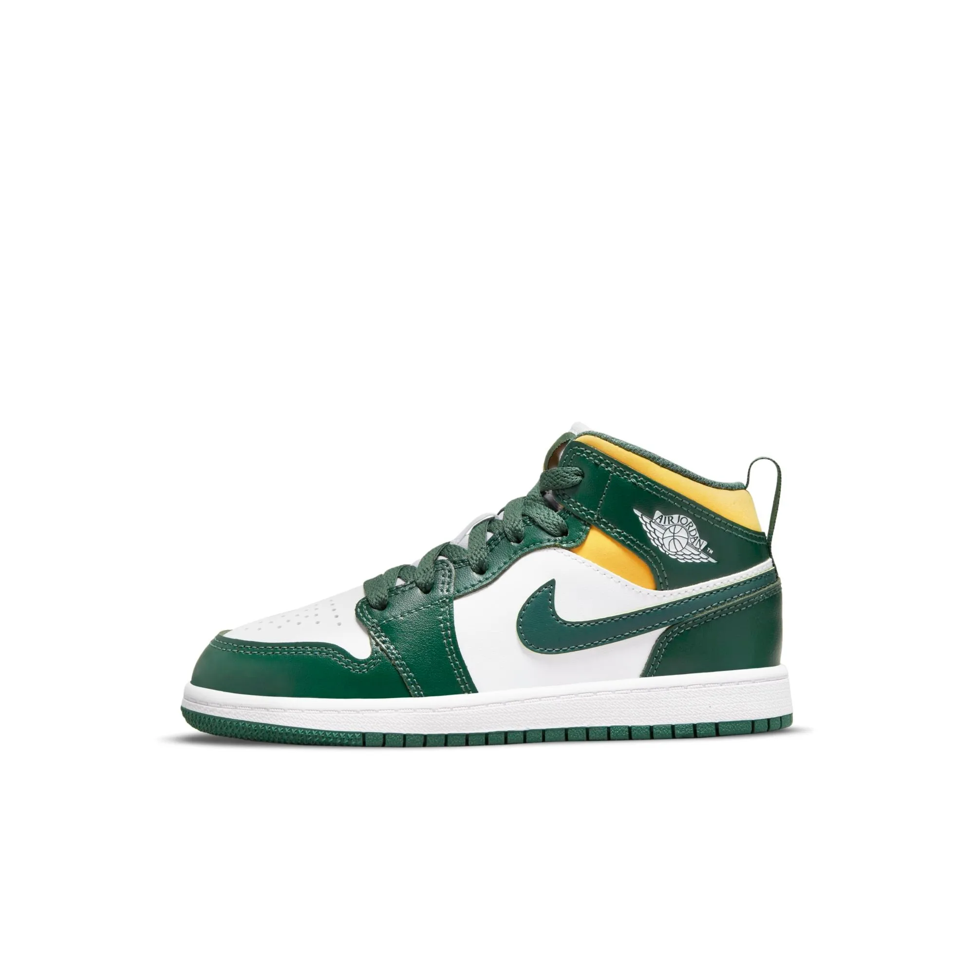 Air Jordan Preschool Retro 1 Mid Sonics 2021 Sneakers sold by Zulily product image thumbnail 2