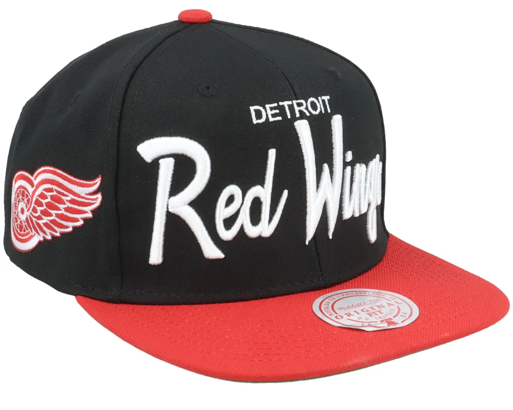 Mitchell & Ness Men's Nhl Vintage Script Snapback Red Wings sold by Zulily
