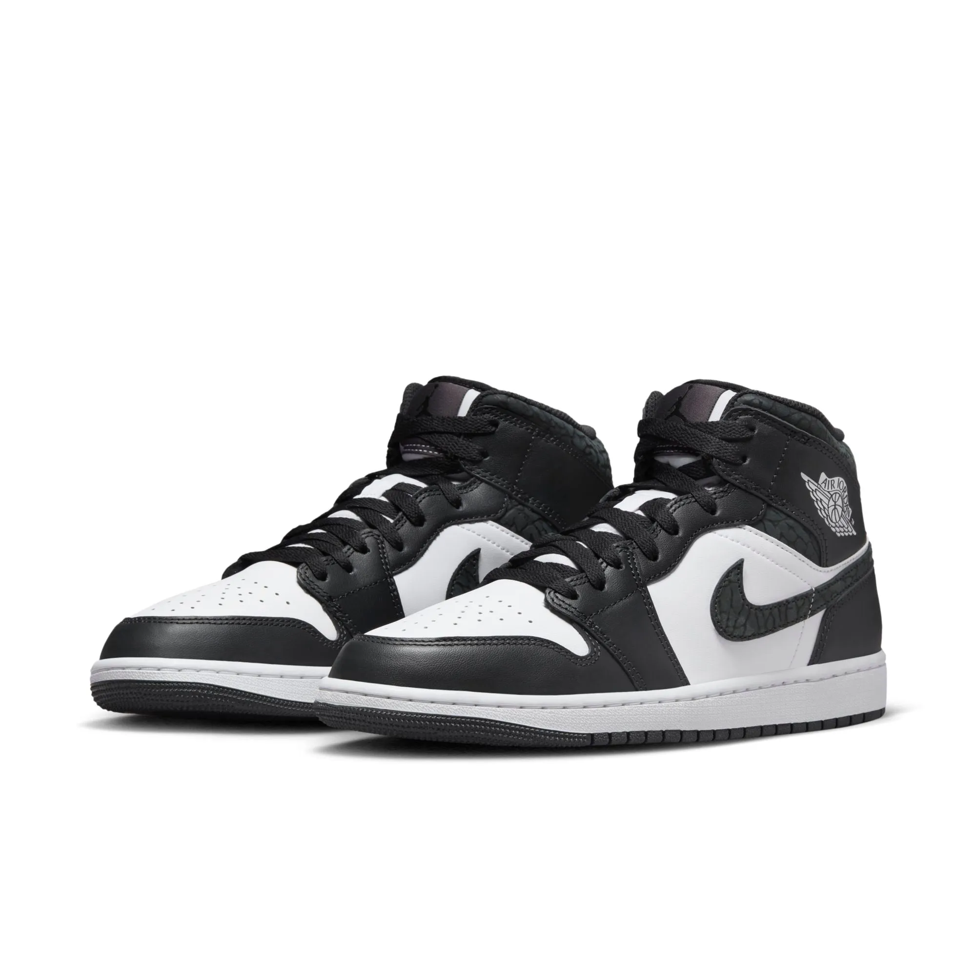 Air Jordan Men's Retro 1 Mid Se 'Panda Elephant' - Fb9911-001 sold by Zulily product image thumbnail 2