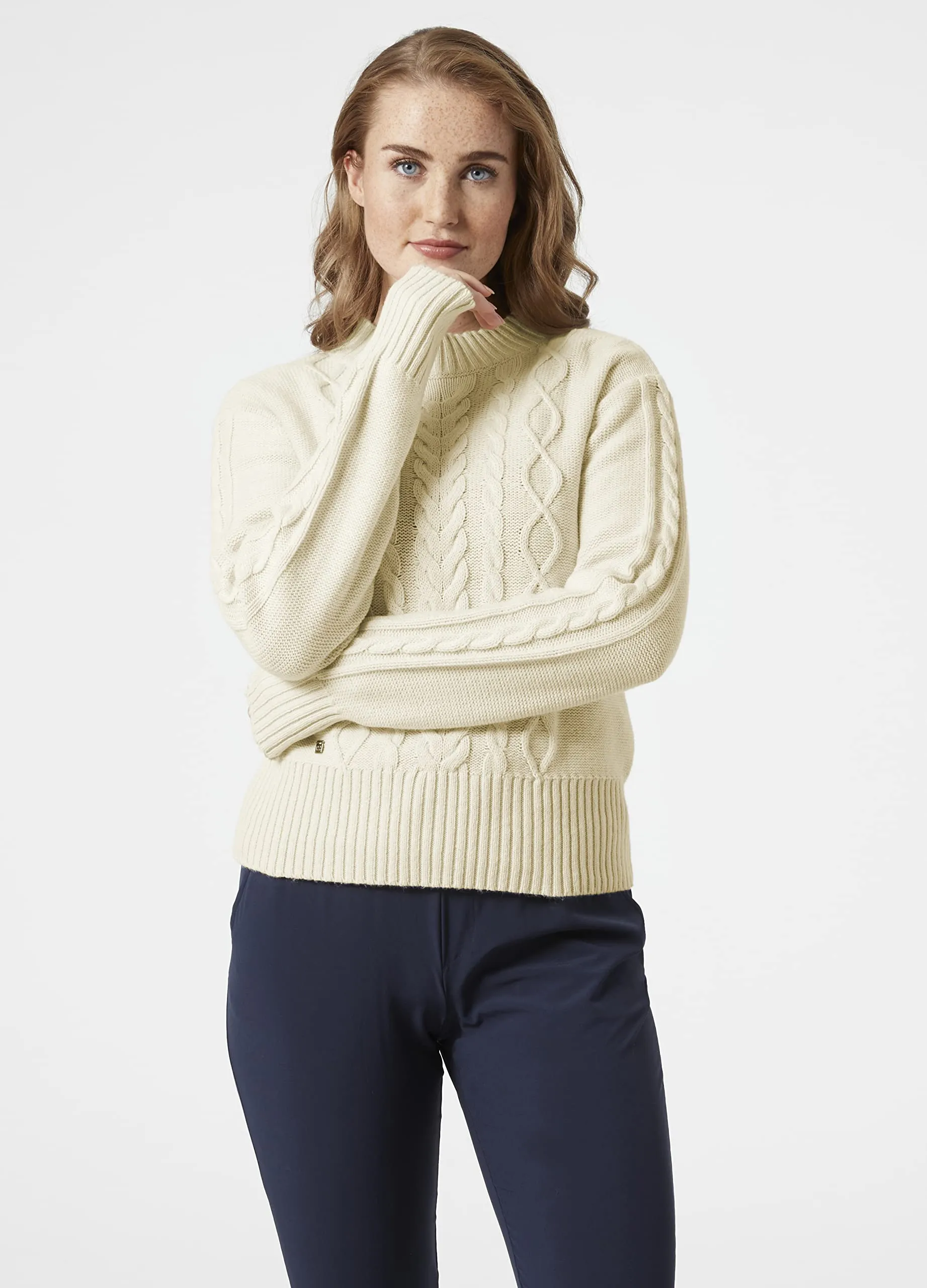 Helly Hansen Women's Siren Cable Knit Sweater - 34187-047 sold by Zulily product image thumbnail 3