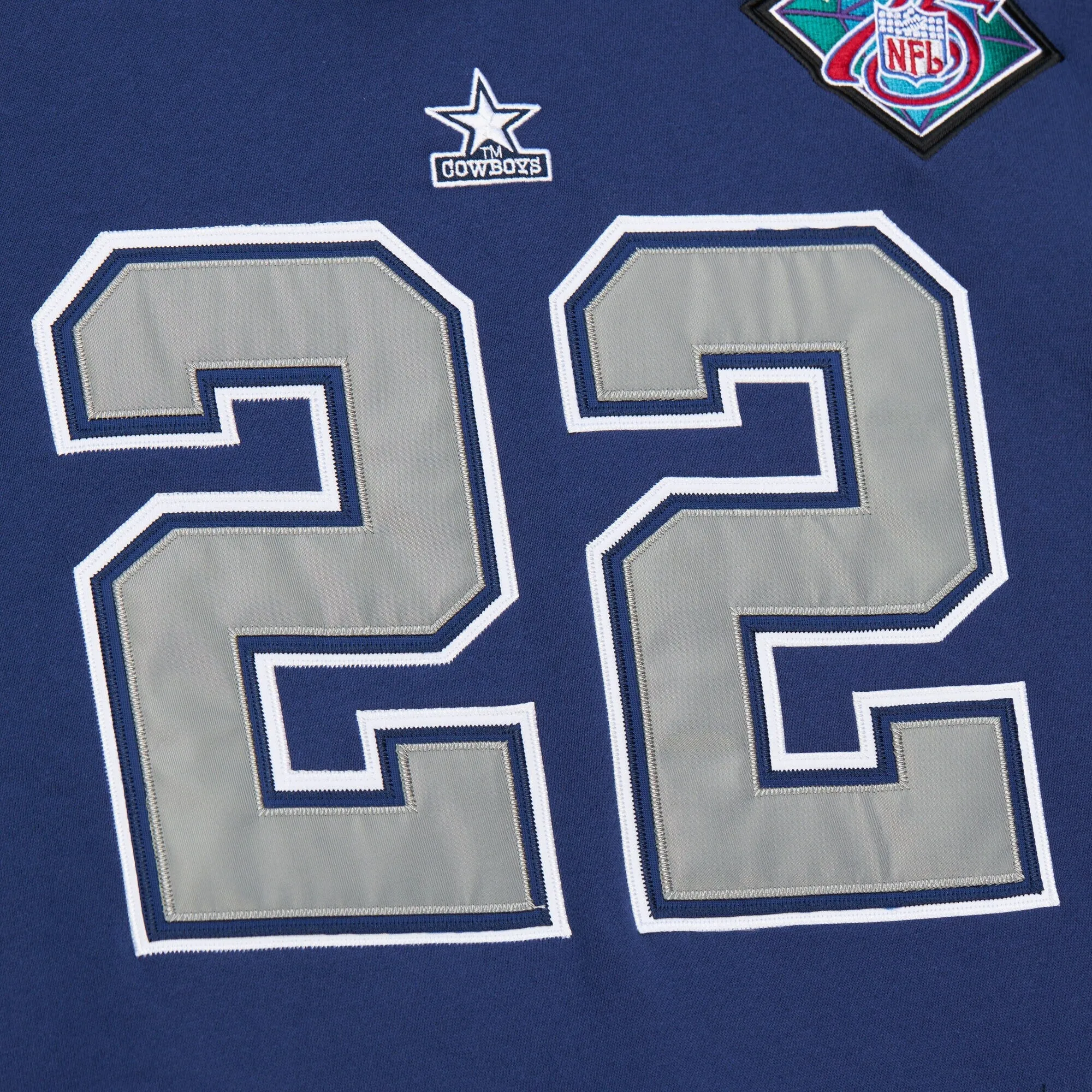 Mitchell & Ness Men's Nfl N&N Fleece Hood Cowboys 1996 Emmitt Smith sold by Zulily product image thumbnail 3