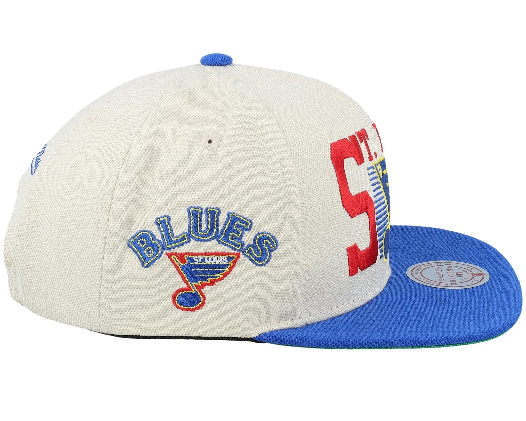 Mitchell & Ness Men's Nhl Speed Zone Snapback Vntg Blues - Off White sold by Zulily product image thumbnail 4